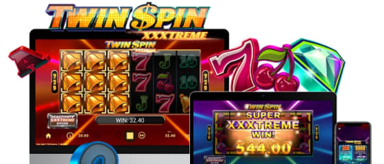 NetEnt tarjoaa upean kolikkopelin Twin Spin XXXtreme -pelissä